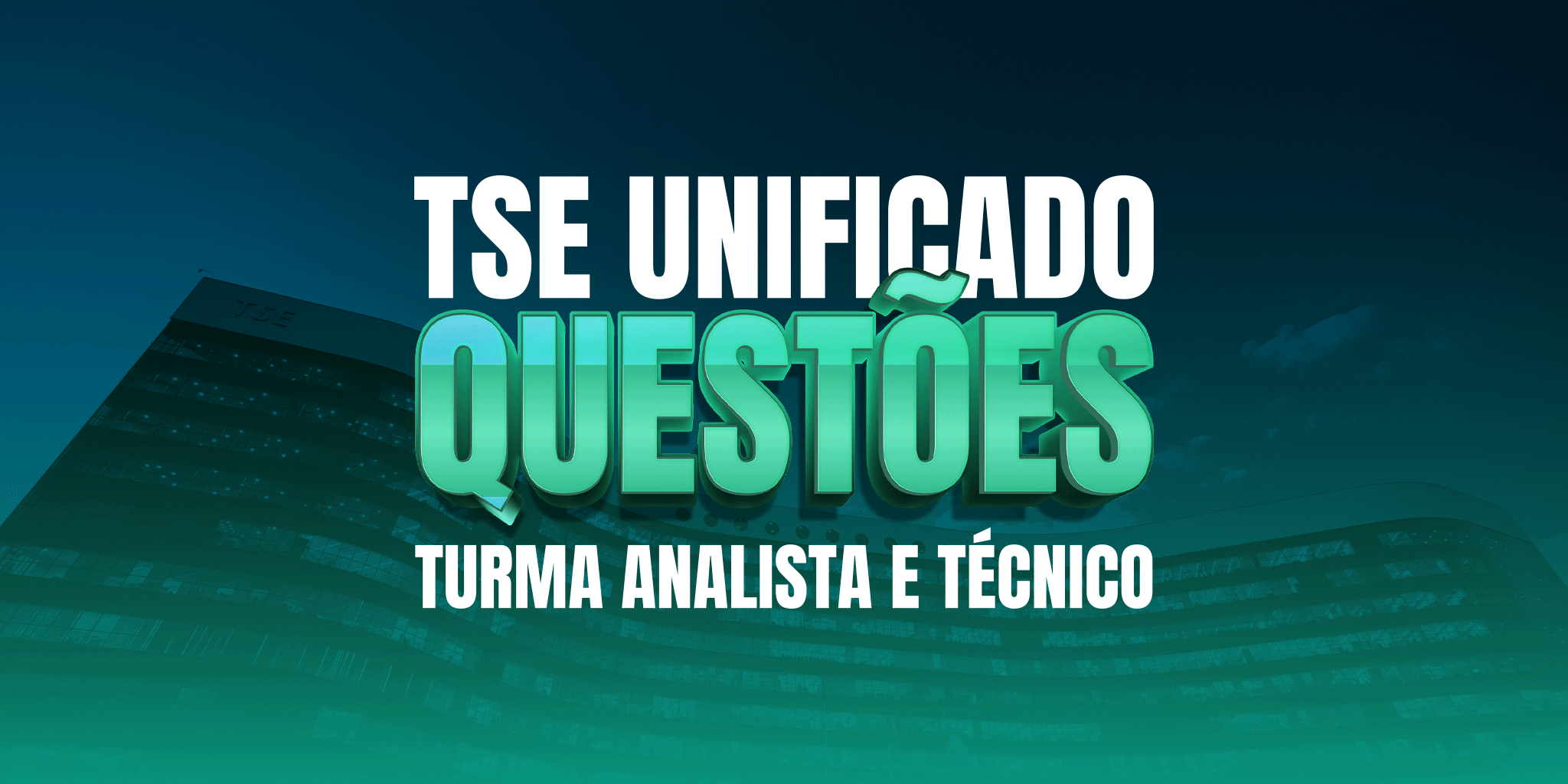 TSE QUESTÕES: ANALISTA E TÉCNICO (ONLINE)