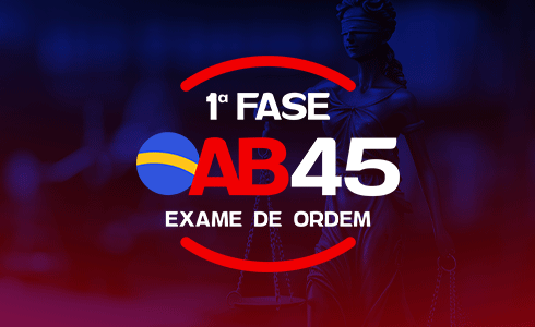 1ª FASE OAB 45 COMBO (EXTENSIVO + RETA FINAL + MARATONAPI) TRANSMISSÃO AO VIVO - TARDE (ONLINE)